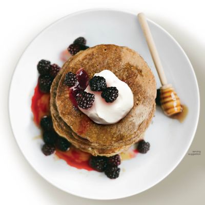 Siggi's Pancake Stack with Fresh Berries
