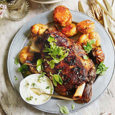 Slow-Baked Lamb Shoulder With Whipped Feta