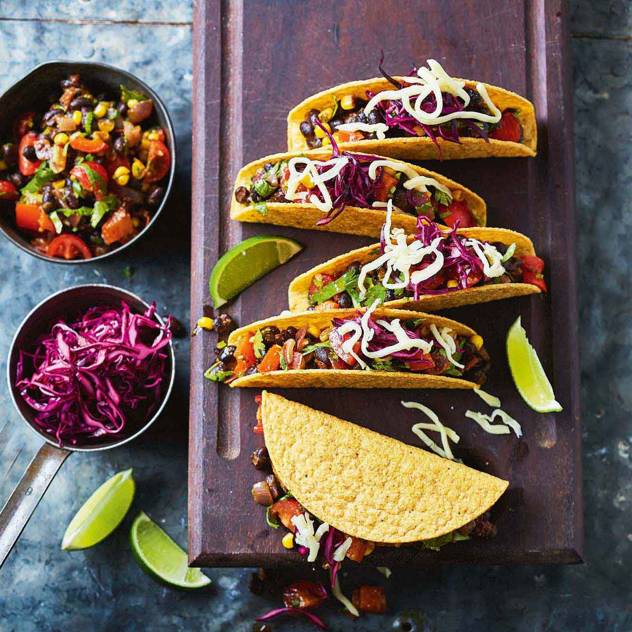 Smoky Bean & Corn Tacos