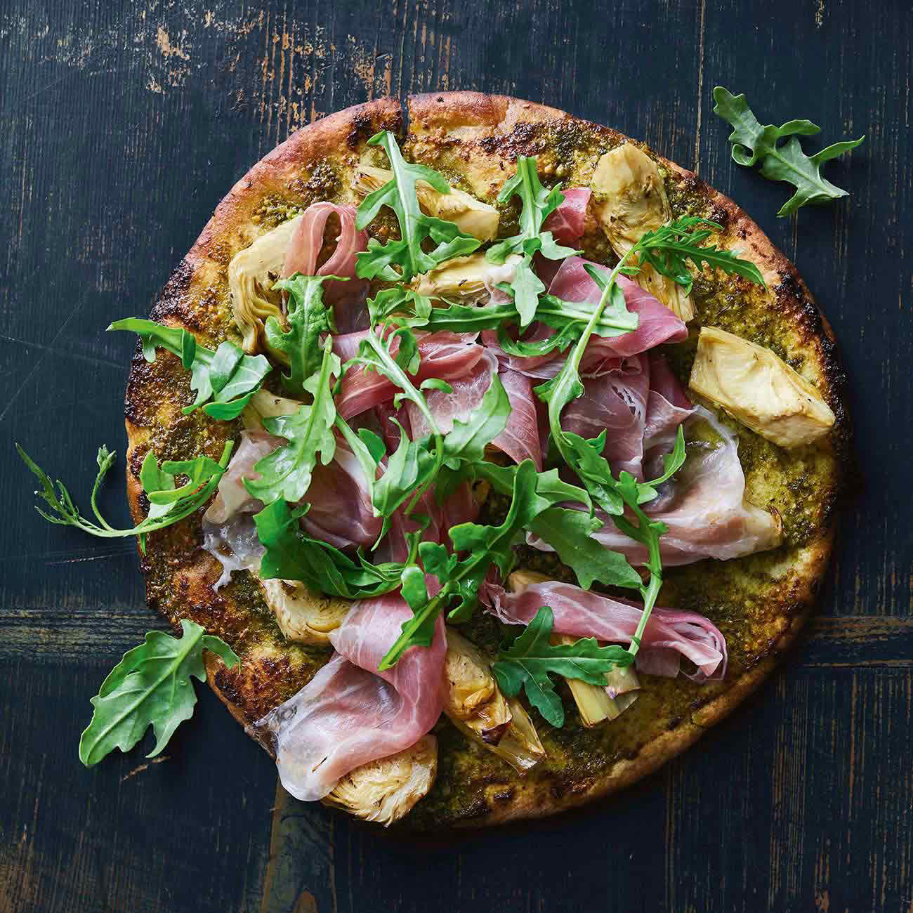 Artichoke & Prosciutto Pizza