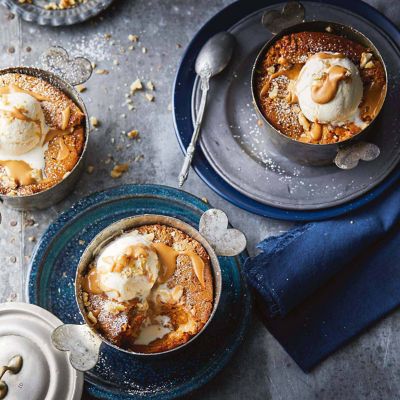 Carrot, Walnut & Caramel Puddings
