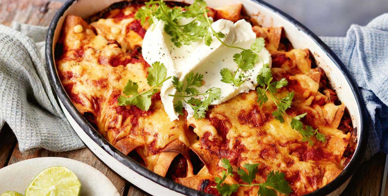 Enchiladas With Rice & Beans Recipe Woolworths