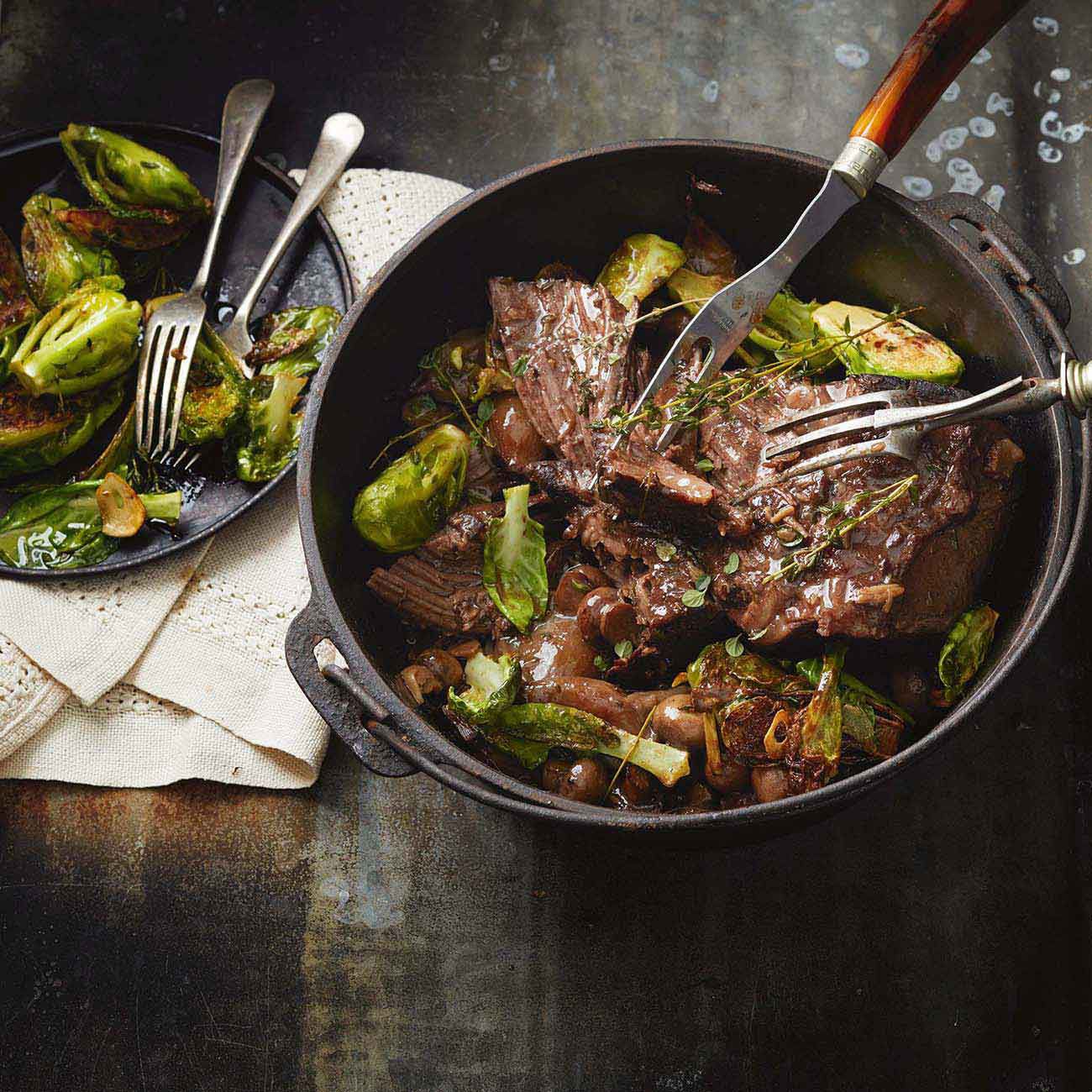 Pot Roast Beef With Red Wine Sauce