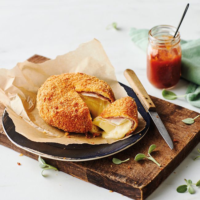 Prosciutto & Thyme Deep Fried Brie