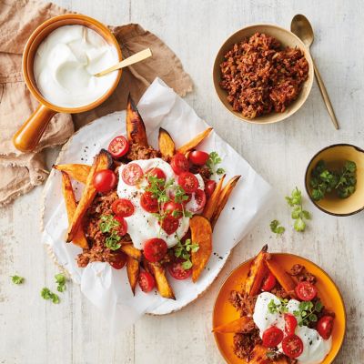 Loaded Sweet Potato Fries