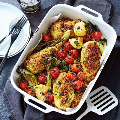 Chicken Kiev & Roasted Cos