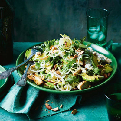 Curly Pear & Chicken Salad