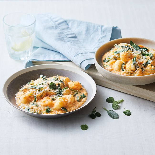 Healthier Gnocchi with Sweet Potato Sauce