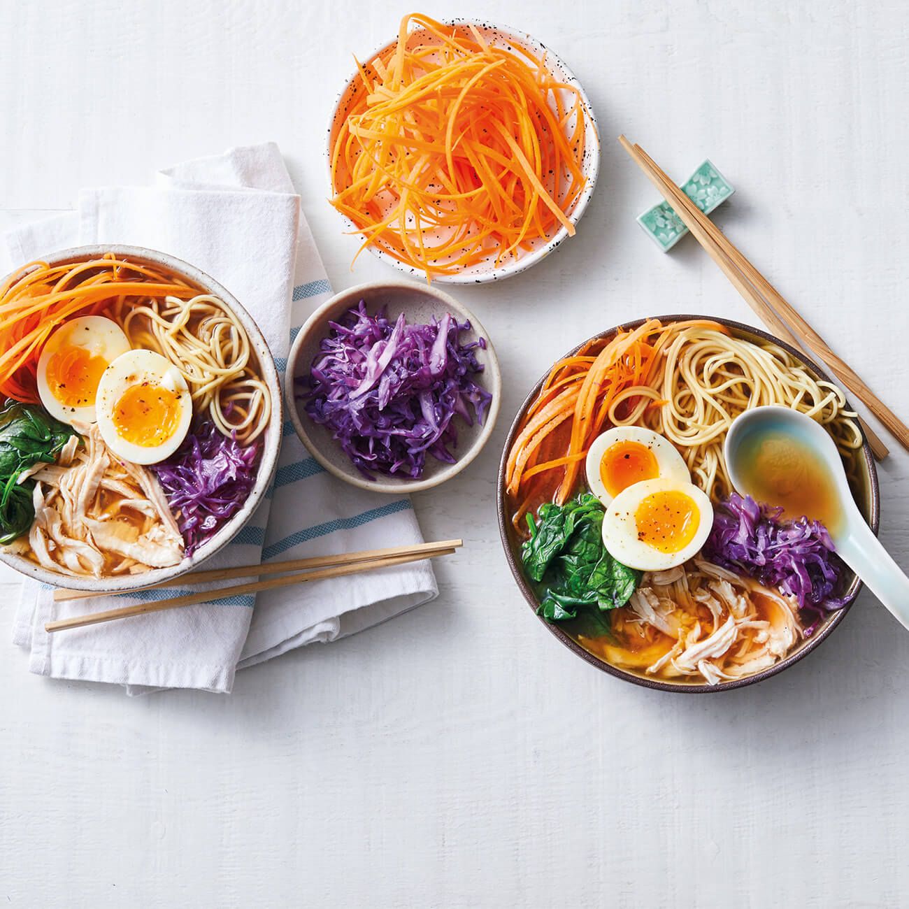Healthier chicken ramen