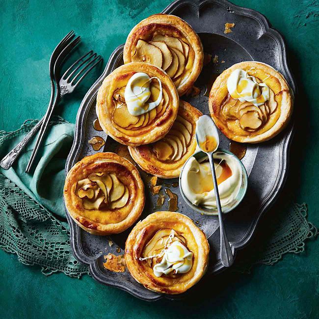 Pear Custard Wheels
