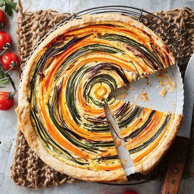 Spiral Vegie Quiche