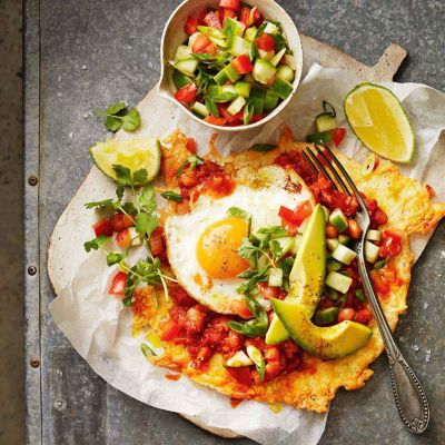 Cheesy Huevos Rancheros