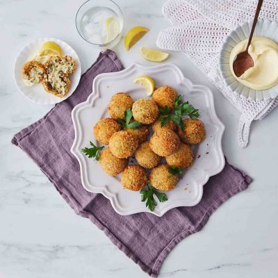 Easy Cheesy Mushroom Arancini