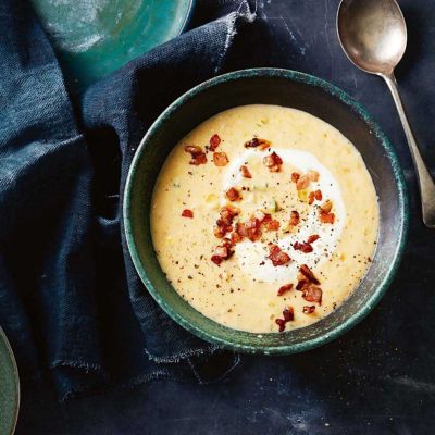 Creamy Corn & Bacon Chowder