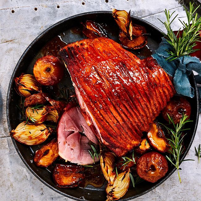Easy Apple Glazed Ham