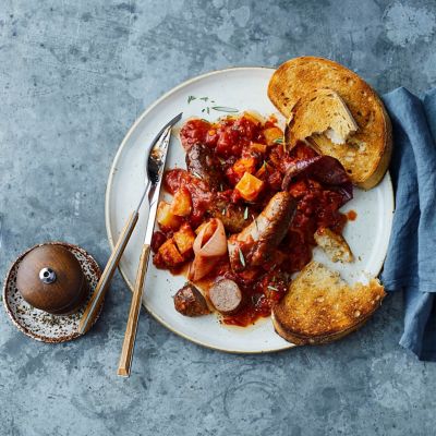 One-Tray Sausage Bake