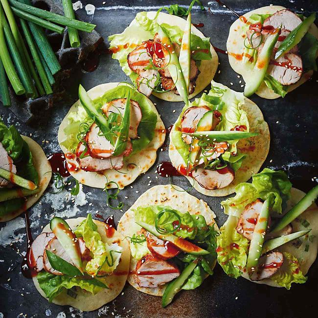 Spring Onion Pancakes with Pork