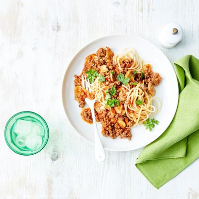 Simple spaghetti bolognese