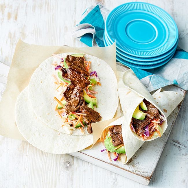 Easy Bulgogi Beef Wraps