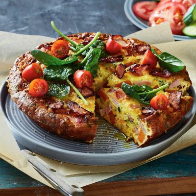Ham, Sweetcorn & Pumpkin Frittata