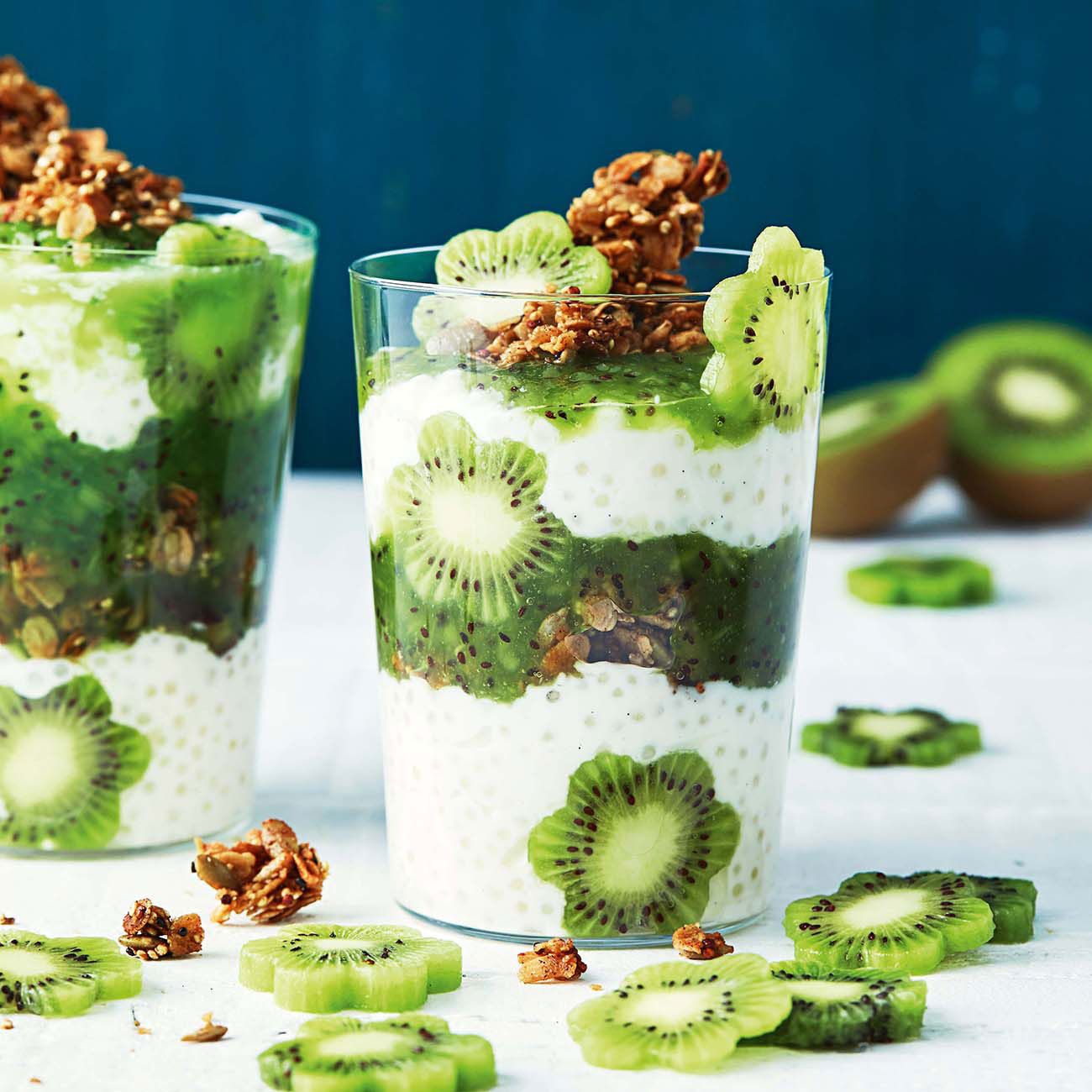 Layered Kiwi Cups