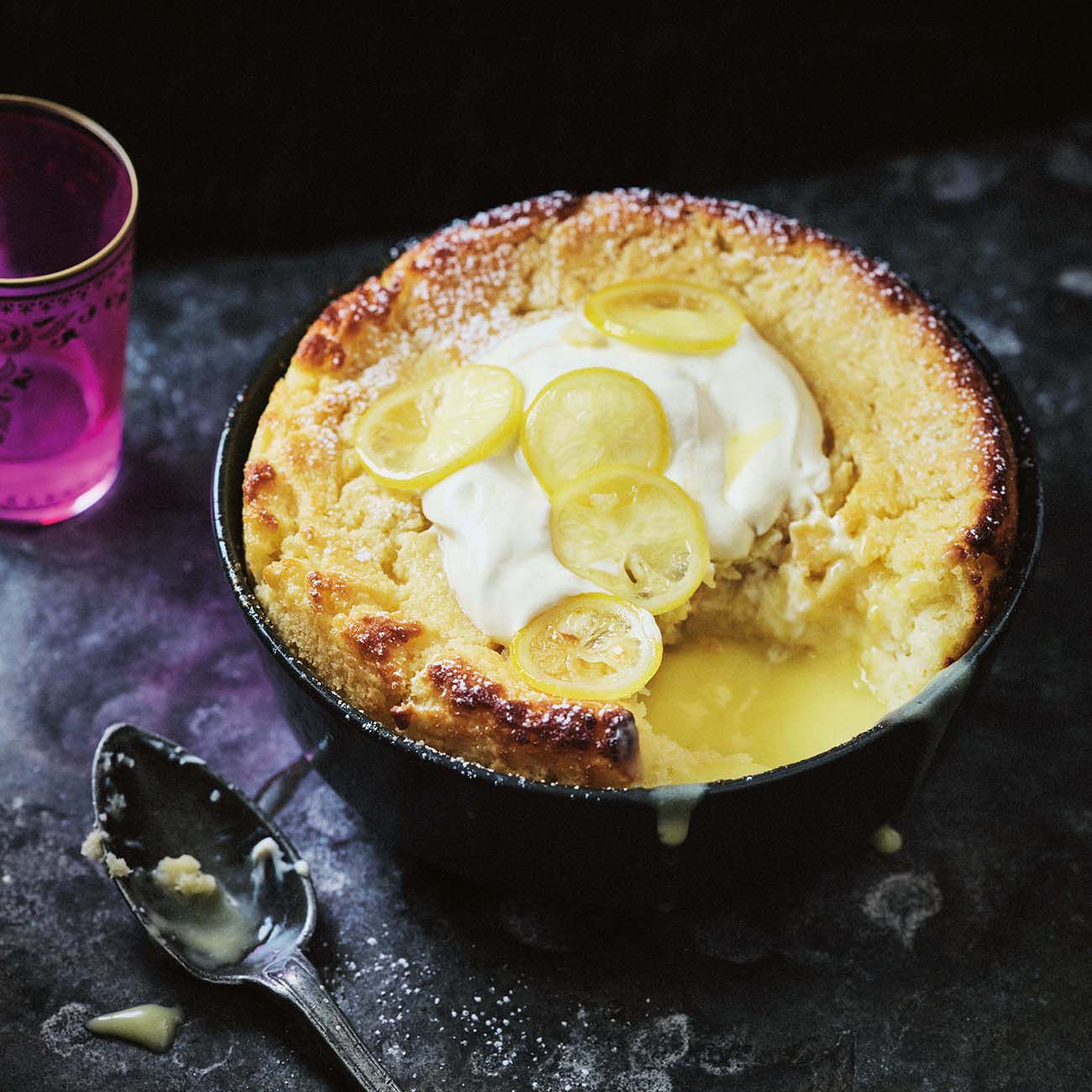 Lemon and buttermilk pudding
