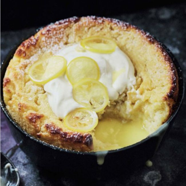 Lemon Buttermilk Self-Saucing Pudding