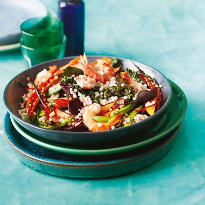 Prawn & Pearl Couscous Salad Bowl