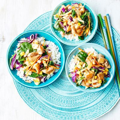 Quick chicken stir-fry