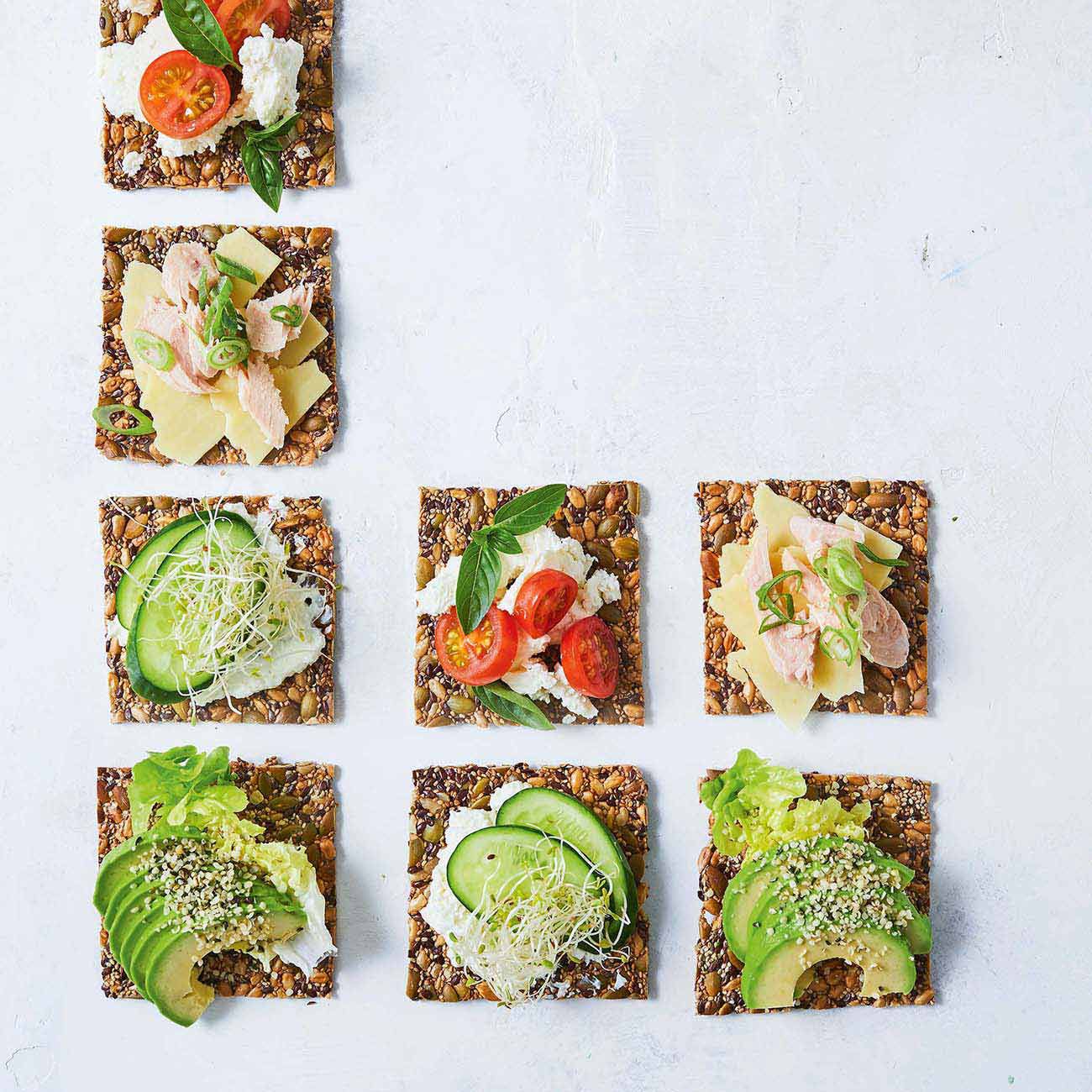 Seedy Tamari Crackers