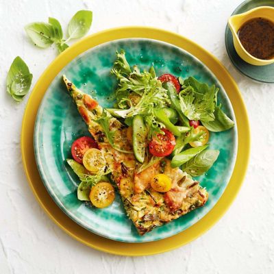 Tuna, Zucchini & Pea Slice