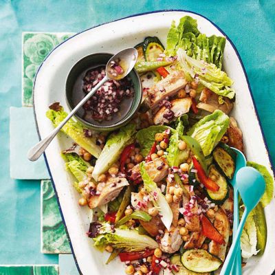 Warm Mediterranean Chicken Salad