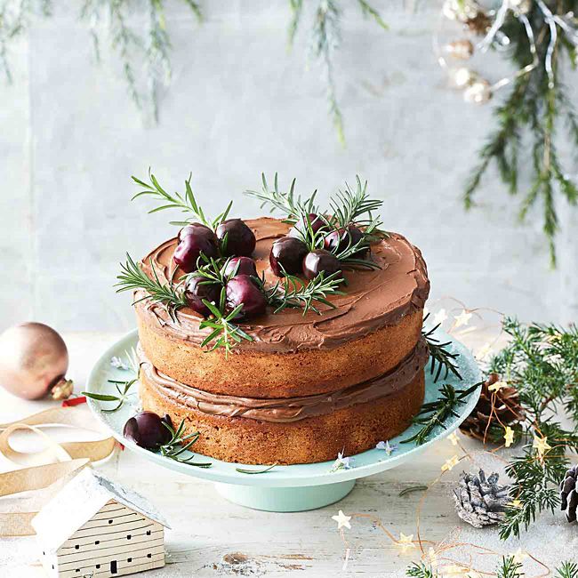 Biscoff Cherry Cake