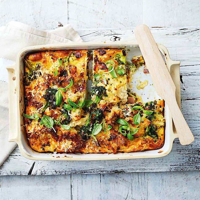 Broccoli & Bacon Frittata