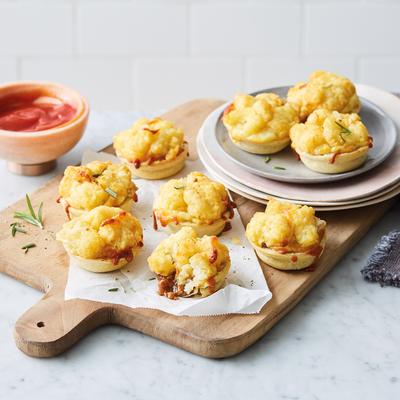Cheesy Party Cottage Pies