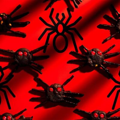 Chocolate Spider Cookies