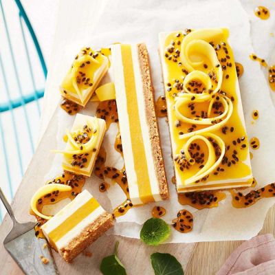 Mango & Passionfruit Cheesecake