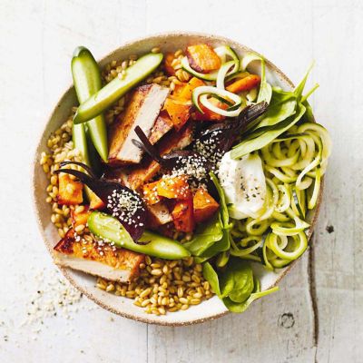 Satay Tofu Poke Bowls