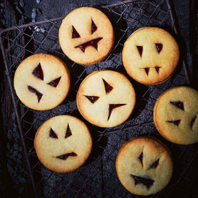 Scary-Face Biscuits