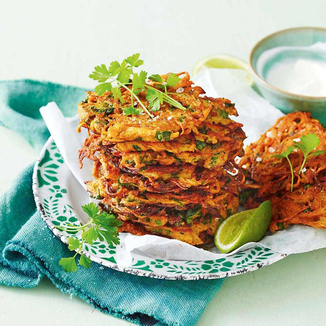 Spiced Carrot Fritters