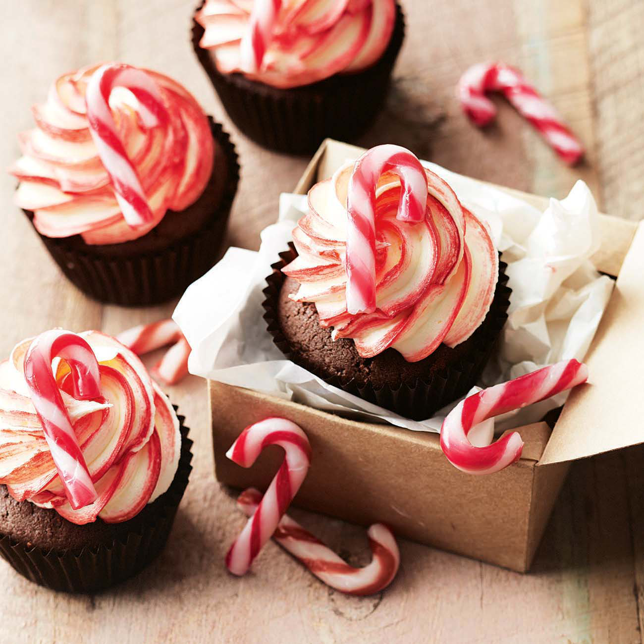 Choc-Peppermint Cupcakes