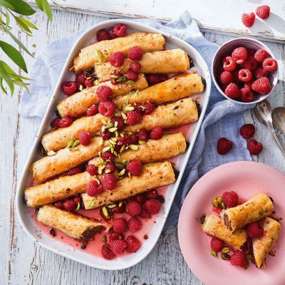 Raspberry Baklava