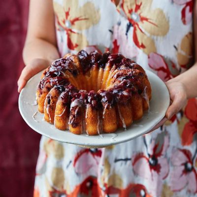 Upside-Down Cherry Cake