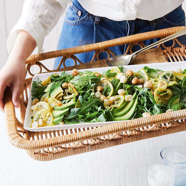 Avocado, Rocket & Charred Lemon Salad