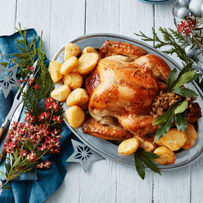 Christmas Turkey With Gingerbread Stuffing