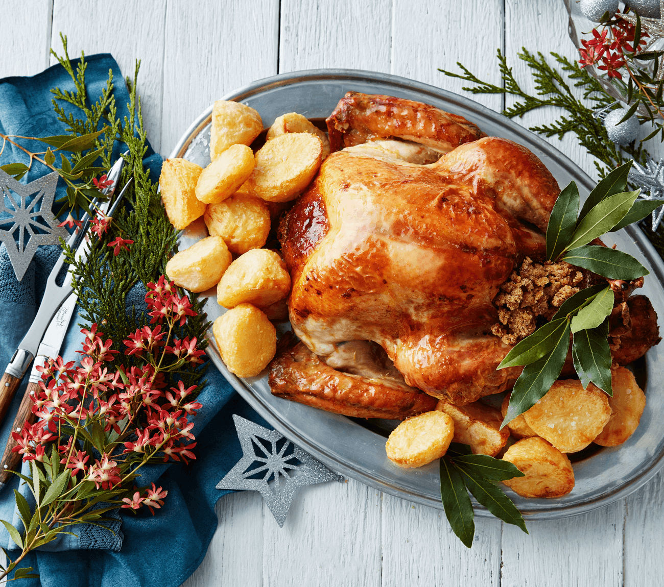 Christmas Turkey With Gingerbread Stuffing Recipe