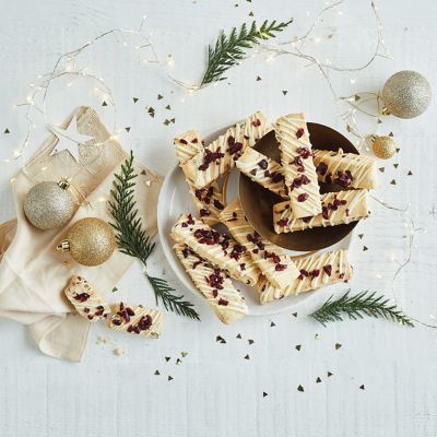Cranberry & White Chocolate Shortbread