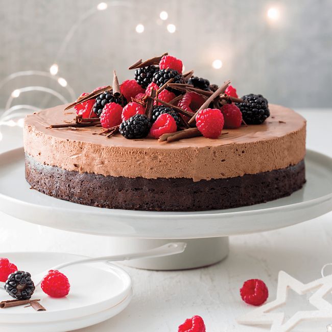 Decadent Double Choc Cheesecake