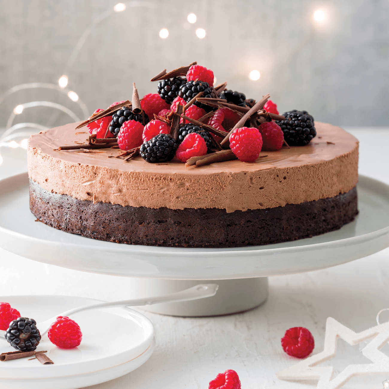 Decadent Double Choc Cheesecake