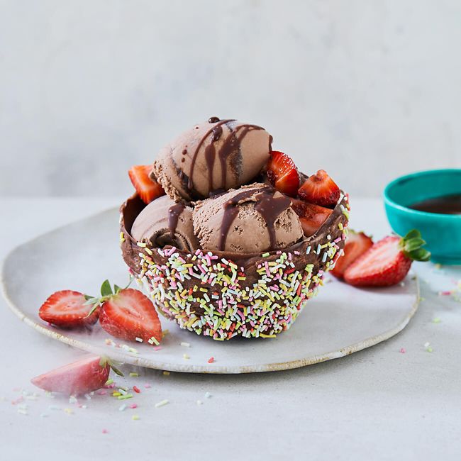 Choc Ice-Cream Bowls